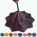 3D Printed Expanded Sensory Fidget Star - 2025 Sensory Fidget Star with Handle, Multi-Colored Whirling Spiral 3D Fidget Toy, Multiple Ways to Play for Adult Relieving Stress (Black Red,6.7in)