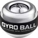 Auto-Start Wrist Power Gyro Ball with LED Lights, Wrist Strengthener and Forearm Exerciser for Stronger Arm Fingers and Muscle