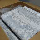 Washable Rugs 8x10 Area Rugs for Living Room- Modern Abstract Rugs for Bedroom,Dining Room, Large Soft Low Pile Carpet with Non Slip Rubber Backing,Neutral Accent Rug for Nursery Home Office (Blue-griege-brown-beige-white)