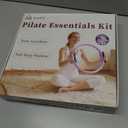 Pilates Ring and Small Ball Set for Women with 5 Resistance Bands, 14 inch Magic Circle Home Workout Essentials Starter Kit for Beginners, Yoga Sets for Full Body Toning Shape