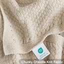 Whale Flotilla Chunky Knit Throw Blanket for Couch and Bed, Camel Decorative Cozy Fleece Blanket, Reversible Soft Fuzzy Woven Throws, 50x60 Inch
