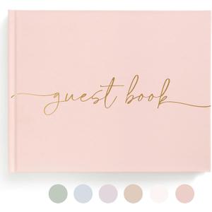 Lamare Blank Page Wedding Guest Book Polaroid Guest Book for Wedding Reception, Baby Shower, Birthday, Bridal Shower and Special Event Guestbook A Stylish Sign in Book for Party