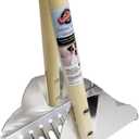Spotty Easy Pet Dog Waste Pick Up Metal Tray Lightweight Scissor Pooper Scooper with Rake