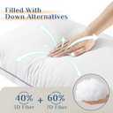 JOLLYVOGUE Pillows Queen Size Set of 4, Washable Supportive Bed Pillows with Super Soft Down Alternative Fill, Luxury Fluffy Hotel Quality for Side, Back, and Stomach Sleepers