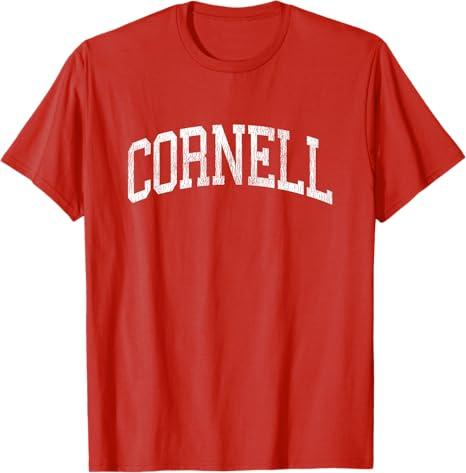 Cornell Illinois IL Vintage Athletic Sports Design T-Shirt,Kids, S Cornell Illinois IL Vintage Athletic Sports Design T-Shirt,Kids, S