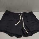 Women's Pajama Shorts, Super Soft Pj's Bottoms Stylish Lounge Shorts for Sleep Gym Running with Drawstring Pockets Size L
