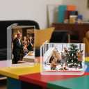 4x6inch 2 Pack Acrylic Picture Frames L Shaped Floating FrameDouble Sided Frames Artistic Modern photo Frame. (Transparent, 4X6)
