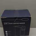 SHARDOR Single Serve Coffee Maker Upgrade, Hot & Iced Coffee Machine for K Cup and Grounds, 6 to 14 oz Brew Sizes, 50 oz Removable Water Tank, Bold Brew Setting, Pod Maker with Reusable Filter, Black
