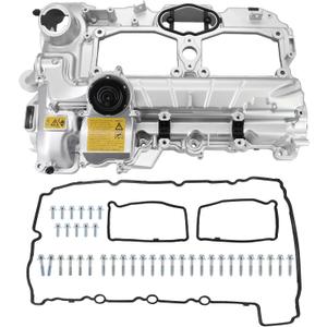 N20 Upgraded Aluminum Valve Cover Cylinder Head Cover For B-M-W 2012-2018 528i 528i xDrive 328i 328i GT xDrive 320i X5 X3 X1 428i Z4 2.0L L4, Replace OE# 11127588412