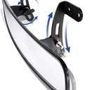 16.5" Wide Rear View Convex Golf Cart Mirror For FITS for E-Z-GO, for Club Car, and for Yamaha