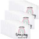 Reginary 50 Pcs Inspirational Gifts Bulk for Women Cosmetic Bag EVA Makeup Bag with Zipper for Birthday Employee Coworker Colleague Staff Encouragement Motivational Presents(You Are Amazing)