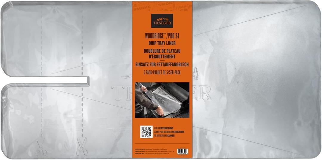 Traeger Grills Woodridge and Pro 34 Drip Tray Liner