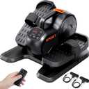 Under Desk Elliptical Machine, 3-in-1 THERUN Electric Leg Exerciser for Seniors, Fully Assembled Portable Seated Pedal Exerciser w/Remote Control, 10-Level Speeds & Resistance