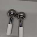 pfefe Ice Globes for Face & Eyes, Unbreakable Stainless Steel Cryo Sticks for Beauty Routines, Facials Cold Roller Cooling Globes for Puffiness, Wrinkles, Dark Circles, Headaches