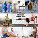 Cotton Compression Socks for Women&Men 15-20mmHg Knee High Cute Support Sock for Nurses, Pregnant Women, Travel (Large-X-Large, 3 Pairs-black&grey&white)