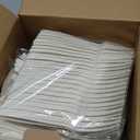 Compostable Paper Plates Set, 250PCS Disposable Heavy-Duty Sugarcane Plate and Eco-Friendly Utensil Biodegradable Dinnerware Plates, Extra Long Forks & Knives & Spoons for Party (Brown)