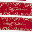 Christmas Kitchen Rug Sets of 2, Xmas Holly Pine Branches Leaves Kitchen Mats