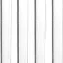30 inch (2.5 feet) 4 Pack Clear Acrylic Curtain or Blind Wand Rod 1/2-inch-Thick with Snap Hooks