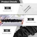 Scrunchie Watch Band 20mm for Women Compatible with Samsung Galaxy Watch Active 2 44mm 40mm/Active 40mm/Galaxy Watch 3 41mm/Galaxy Watch 42mm/Galaxy Watch 4 44mm 40mm/Galaxy watch 5 44mm 40mm/Pro 45mm