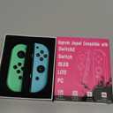 Replacement Joy-Con (L/R) for Nintendo Switch, Left and Right Controller Green & Blue (Animal Crossing) (Avocado Green/Light Blue)