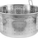 PRETYZOOM Steaming Basket for Rice Cooker Vegetable Food Steamer Basket Insert 9.25 Inch Stainless Steel Steamer Rack with Dense Holes and Non-Slip Bottom for Even Heating