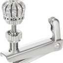 Handmade Creative Violin Fine Tuning Violin Tuners Violin Screw Violin String Adjusters for 3/4 4/4 Violins (2SILVER) (02-Silver Crown)