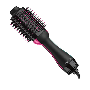 Revlon RVDR5222E2 One-Step Hair Dryer & Volumizer Hot Air Brush, Black/Pink