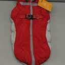 Lelepet Dog Coat Warm Dog Winter Coat Waterproof Dogs Jacket with Harness Built in Reflective Pet Fleece Vest Zip-Up Cold Weather Coats for Medium Dogs Turtleneck & Windproof Coats Dachshund Red M