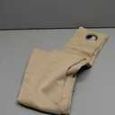 ChrisDowa Blackout Curtains 80 Inches Long for Doorways and Closets, Thermal Insulated Temporary Room Dividers (1 Panel, Biscotti Beige, 34 x 80 Inch)