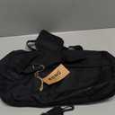 Kono Travel Duffel - 14L Under Seat Carry-On Sports Tote Gym Weekender Overnight Bag - 13.78"x7.87"x7.87" Black