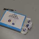 Ks-Tek Sterile Empty Vials with Self Healing Injection Port,with Aluminum Plastic Cap,Sterile Package (2ml Clear,10)