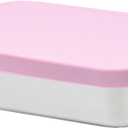 Stainless Steel Containers with Lids, Lunch Box Container with Leak Resistant Silicone Lid, Small Lunch Containers for Meal Prep,Picnic and Travel700ml (Pink)