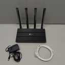 TP-Link AC1200 Gigabit WiFi Router (Archer A6) - Dual Band MU-MIMO Wireless Internet Router, 4 x Antennas, OneMesh and AP Mode, Long Range Coverage