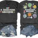 Autism Awareness Shirt Women Autism Shirts Autism Acceptance Tshirt Neurodiversity Mental Health Short Sleeve Top Dark Grey
, S
