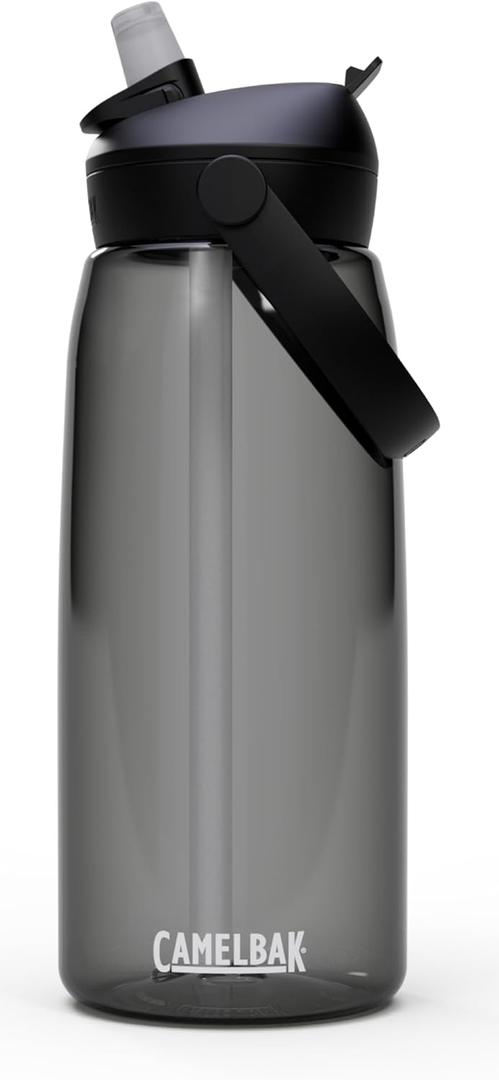 CamelBak Thrive Flip Straw Tritan Water Bottle Charcoal, 32oz (33.8 Ounces)