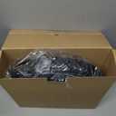 Lazy Susan Organizer 2 Tier - Turntable Spice Rack 12 inch Adjustable Metal Rotating Lazy Susan for Cabinet Pantry Kitchen Countertop Dining Table Cupboard Bathroom Vanity Storage Black