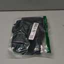 100% Blackout French Door Curtains, Wrinkle Free, Room Darkening, Blocks Light and Heat Through Glass. Drill-FreeEasy Installed Door Window Curtains. (Black,1 Panel, 12"x 40")