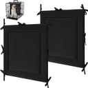 Thyle 2 Pcs Dog Crate Divider Panel for 36 Inch, Black Thick Dog Kennel Divider with Ties for Puppy Training(24 x 22.5 Inches for 36" Crate)
