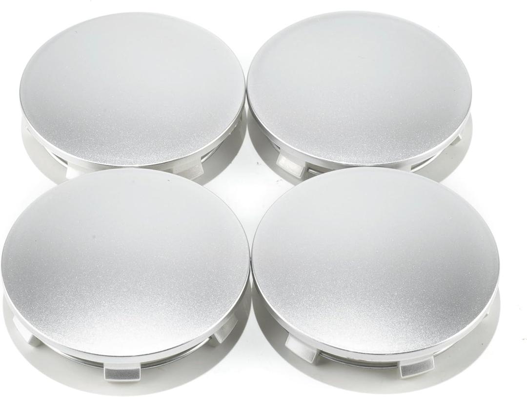 RTrhinoTuning 4 PCS 83mm Wheel Center Caps Compatible with Tahoe Suburban Yukon Escalade Rim, OD:3.27" (83 mm) ID: 3" (76.4 mm) Silver Hub Caps