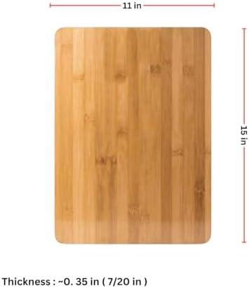 Bulk Wholesale Bamboo Cutting Boards – 17"x12" Large Blank Wood Charcuterie Trays, Grazing Platters for Home Decor, Party Use, Engraving Gifts, Epoxy Resin Art, or Rustic Wall Display