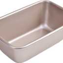 Bakeley 1Lb Loaf Pan, 7-inch Non-Stick Oblong Bread and Meat Bakeware for Oven Baking 7.28"  4.52" x 2.55"