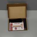 Dual-Blade Safety Razor with Pivoting Head, Reusable Metal Razors for Women, with 10 Double Edge Blades, Smooth Close Clean Shave, Rose Glod