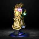 Vaodest LED Light for Lego 76191 Marvel Infinity Gauntlet Set,Design and Configuration Compatible with Model 76191 (LED Light Only, Not Building Block Kit)