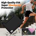 for Lenovo Tab M9 Case, New Kids Heavy Duty Cover with Convertible Handle Stand for Lenovo Tab M9 9.0 Inch 2023, Black
