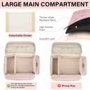 Breast Pump Bag Compatible with Spectra S1 and S2, Breast Pumping Travel Storage Bag with Waterproof Mat for Pumping Essentials and Accessories, Pink
