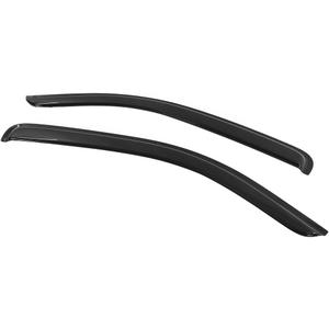 Window Visor Compatible with Toyota Tacoma, Access Cab Slim Style Dark Smoke 2PC Set Acrylic by IKON MOTORSPORT