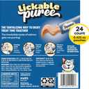 Temptations Creamy Puree Squeezable Lickable Cat Treats, Wet Cat Treats with Salmon, 0.42 oz. Tubes, 24 Count - Packaging May Vary (EXP 11/05/27)