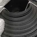 5.5'' x 100' Landscape Edging Kit Plastic Garden Edging Border Coil No Dig Include 90 Anchoring Spikes for Lawn Garden Grass Yard Home School, Black