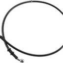 ACROPIX 100cm AN3 M10 Car Hydraulic Brake Line Oil Hose Pipe Fitting 28 28 Stainless Steel for Car Motorcycle Dirt Racing Bike Black Car Parts