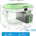 Megiu 12 Volt Refrigerator Portable Car Freezer 13.5 Quart (12.8 Liter) Compressor Cooler 12V/24V DC 110240 Volt AC for Truck Van RV Camper SUV Boat Travel Camping Road Trips Tailgating -18~+15